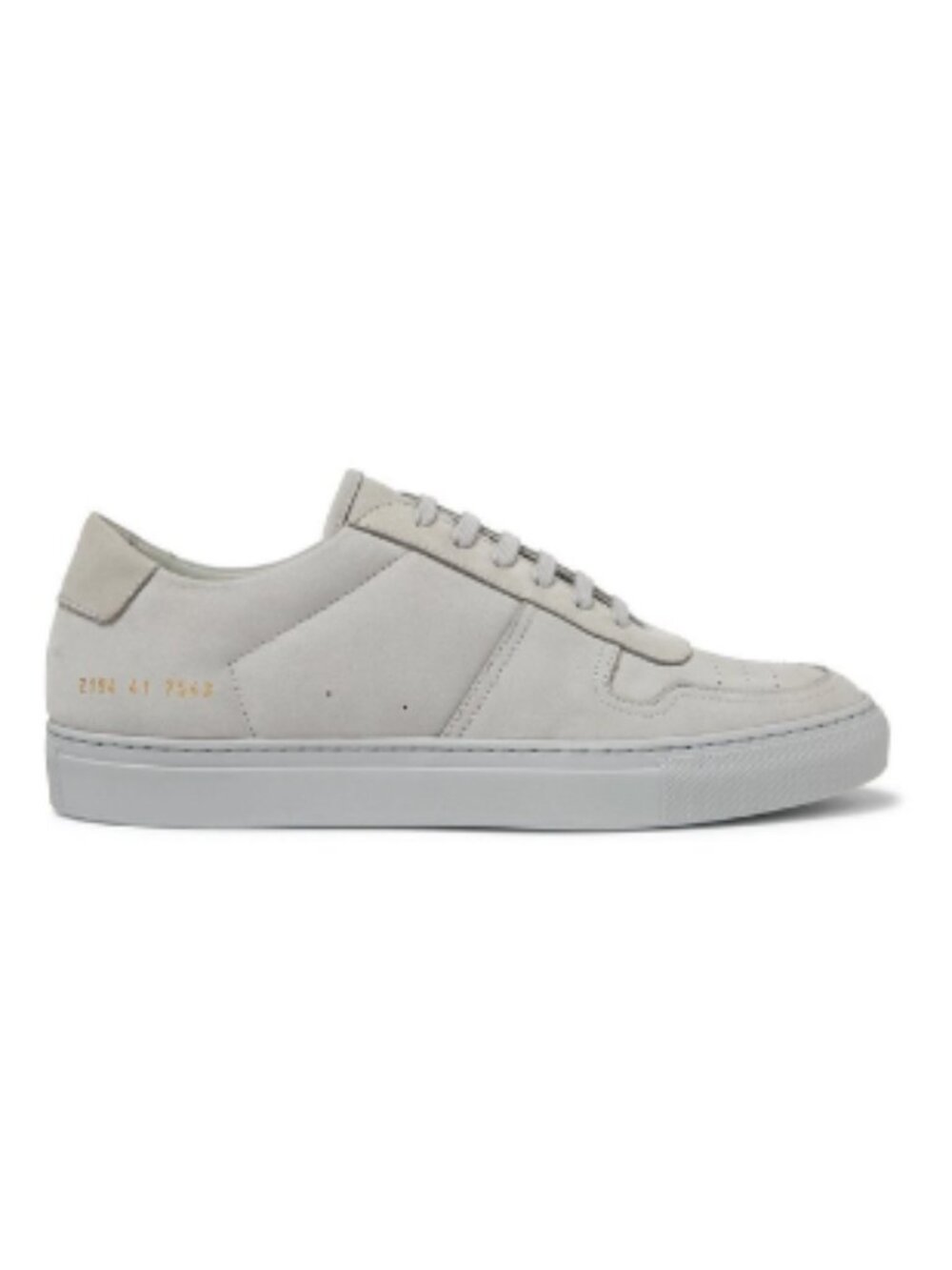Common Projects Made in Italy - BBall Low Suede Sneakers Men Gray EU40 - Used